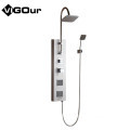 Stainless Steel Water Flow Shower Panel for Hotel or Home Bathroom