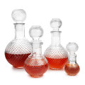 Wholesae ball Crystal Glass Whisky Wine Bottle