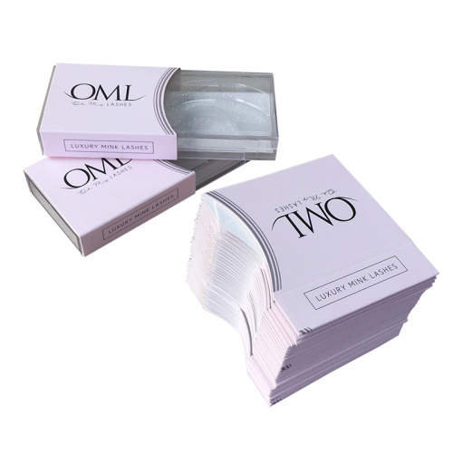 Custom Folding Lash Box Paper Half Sleeve