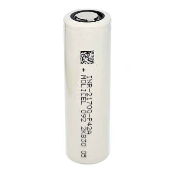 Original 3.6V Molicel INR21700 P42A 4200mAh Battery -40°C Low Temp Performance