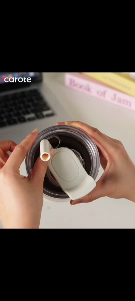 Carote Daily - Use Stainless Steel Tumbler with Straw