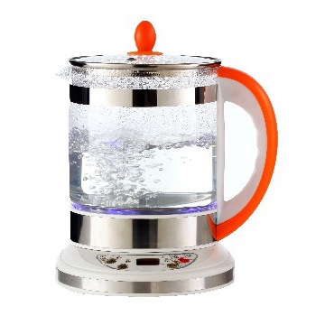 1.7 litre LED blue light cordless kettle, kitchen glass kettle