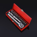 مجموعه Socket Socket 13pcs Sett Metal Case Socket Set