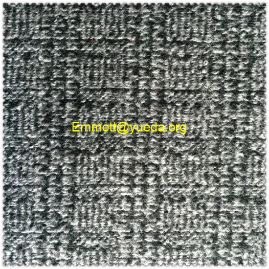 Ivory white black colour tartan jacquard knit boiled wool fabric for overcoat