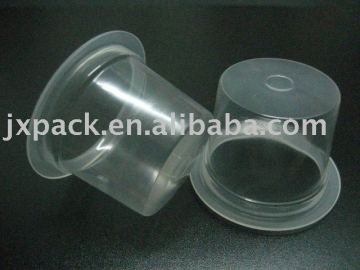 #3833 slinky flat bottom shape 28ml placstic jelly cup
