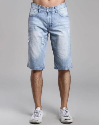 light blue jeans short