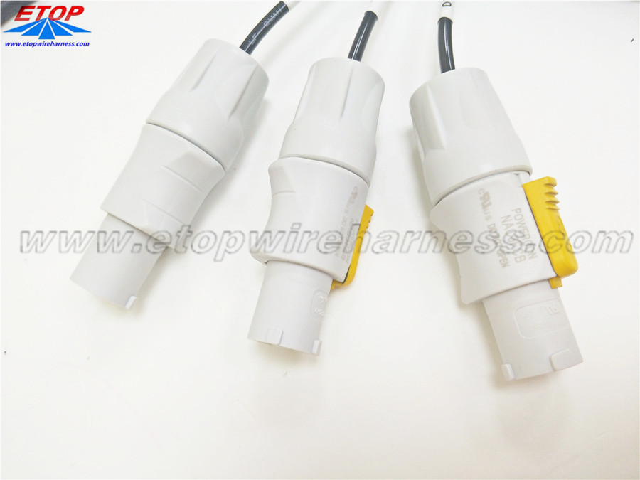 Arnés de cablejat certificat a ul amb connectors de cable NAC3FCB