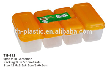 6pcs Min Container TH-112