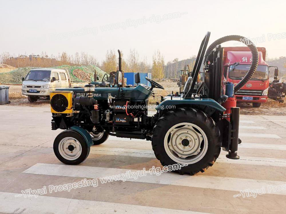 180m trailer water well tractor rig for Philippines