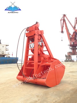 Mechanical Four Ropes Clamshell Grab