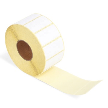 Yellow glass paper adhesive label