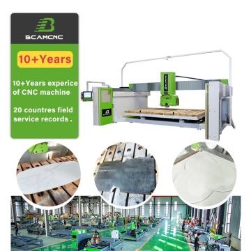 Five Axis Bridge Saw Stone Cut Machine for Marble Countertop Cutting