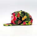 100% sublimatie afdrukkende bloem snapback hoed