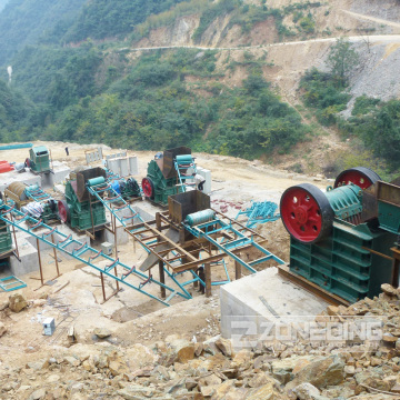 Linea di produzione di triturazione di pietra di basalto 100T / H