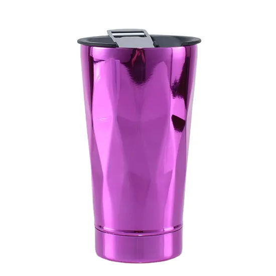 Custom Logo Vacuum Insulated Drink Cup: Your Perfect On-The-Go Reusable Coffee Mug in 500ml Stainless Steel