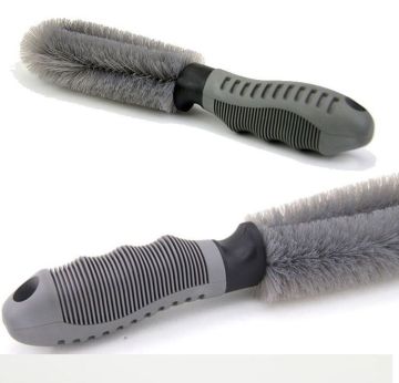 Car Wheel Cleaning Brush: Tire Rim Scrub Brush for Auto, Truck, Motorcycle, and Bike