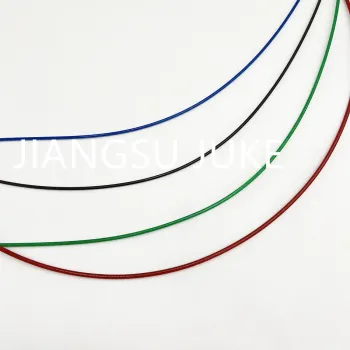 TPU coated wire rope for fitness equipment use