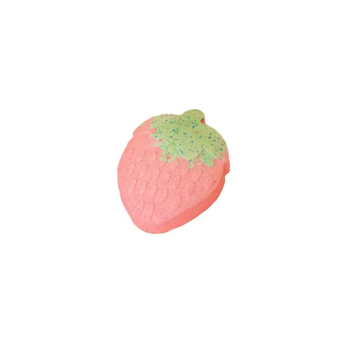 Kids Bubble Strawberry Shape Glitter Bath Bomb