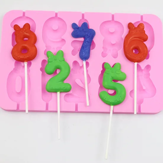 1085 Silicone Chocolate Mold: Number Shape DIY Bake Mould for Resin, Home Use - BPA Free