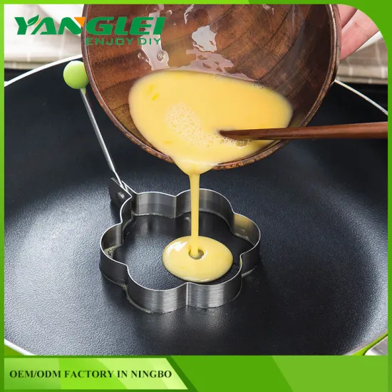Stainless Steel Plum Blossom Shape Omelette Pancake Egg Ring Mold