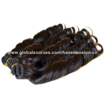 20-inch Spring Curl Human Hair Weaves