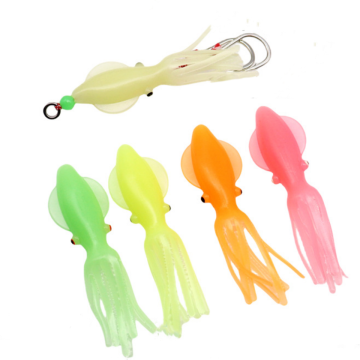 10.5cm Soft TPE Octopus Squid Fishing Lure - Lightweight Bait for Trolling