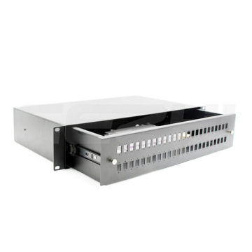 19 ιντσών 2U Slide Rail Rack Rack Mount Fiber Optic Patch για κέντρα δεδομένων