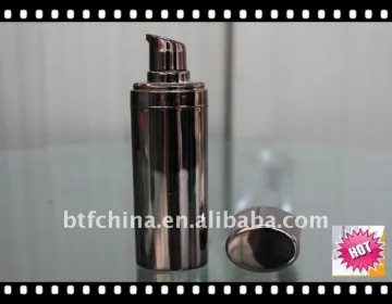 airless pump bottle with UV coating