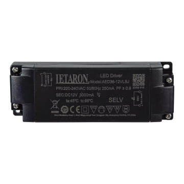 36W LED Driver for EU Market: Bathroom Mirror Lighting Power Supply (12V LED Transformer)