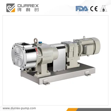 Lobe pumps with reliable sealing