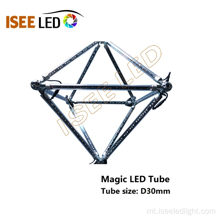Direzzjoni multi DMX512 3D Tube Light