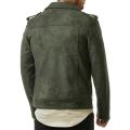 New Style Leather Men's Thick Coat