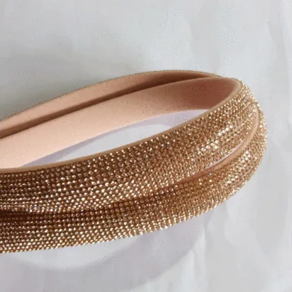 Rhinestone straps, clothing, bags, accessories