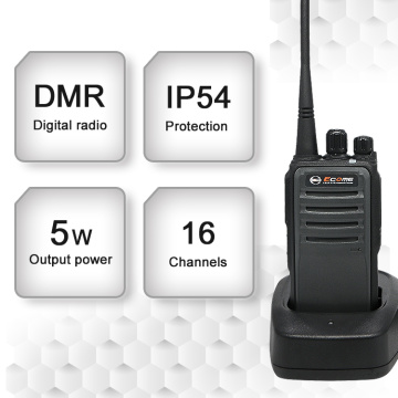 2022 Nuevo diseño ECOME ET-D40 350M Digital DMR Radio Walkie Talkie Set 10 Pack