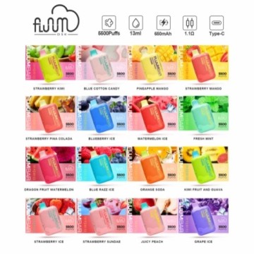 5500 Puffs Fluum Bar Wholesale Disposable Vape