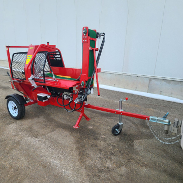 Towable Firewood Processor with Log Lifter