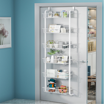 6-Tier Over-the-Door Metal Hanging Basket Storage Rack: A Versatile Pantry Organizer