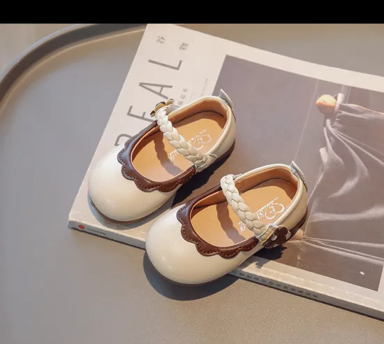 Girls dress Shoes lovely PU waliking Shoes