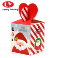 Christmas's day gift packaging boxes with heart handle