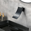 Matte Black Wall Faucet Spout with Beautiful Waterfall