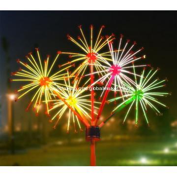 Low voltage LED fireworks light like the opening flowers