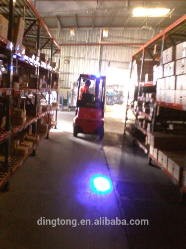 10w 9-110v led blue safety light forklifts headlights