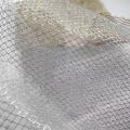 100% Polyester glänzender metallischer Netzstoff