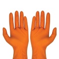 Gants de nitrile orange jetables approuvés par la FDA