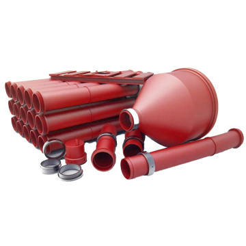 Construction Equipment Drilling Rig Spare Parts: 219/258/260/288/300mm 8''10''12'' Steel Tremie Pipe