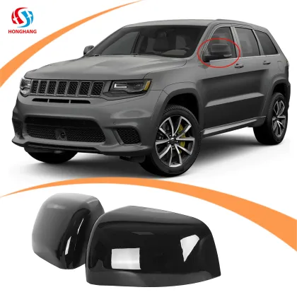 Honghang Brand Pair ABS Rear View Mirror Cover for Jeep Grand Cherokee - Hot Sale 2015-2020