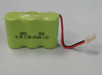 1.2V3.6V 600mAh AA Ni-MH BatteryPack