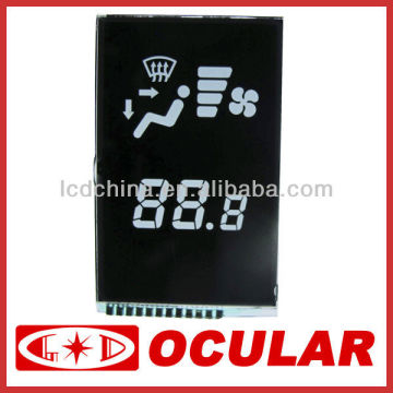 7 Segment Digital Black LCD Panel
