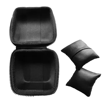 Nylon Single EVA Watch Boxes Cases with Rubber Logo