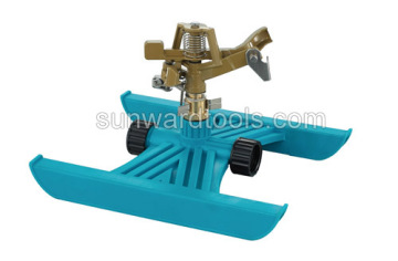 Metal Impulse Sprinkler on sled base